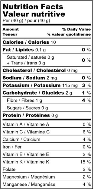 Dehydrated rhubarb - Nutrition Facts Dehydrated rhubarb - Nutrition Facts
