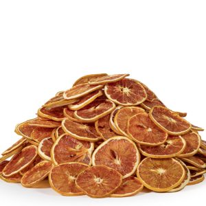 Dehydrated grapefruit wheels